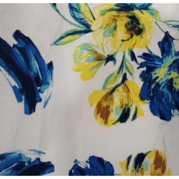 Alfani‎ Blouse Ladies 1x Color block Sleeveless Floral - Picture 7 of 8